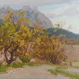 Painting for sale online - Crimea Autumn Etude, Ai-Petri