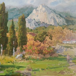 Painting for sale online - Crimea Simeiz, Small Mountain Shaan-Kaya