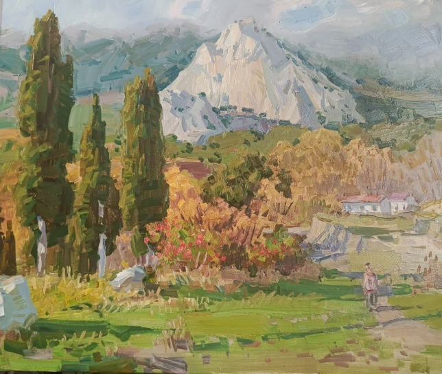 Painting for sale online - Crimea Simeiz, Small Mountain Shaan-Kaya