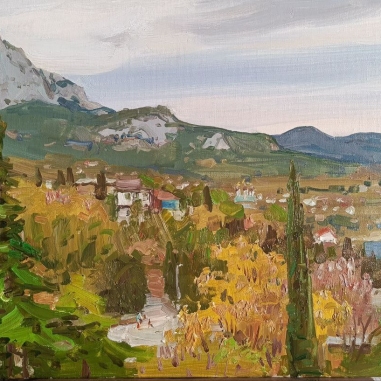 Painting for sale online - Crimea View of Ai-Petri from Alupka