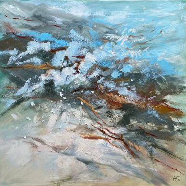 Painting for sale online - Морозный полдень