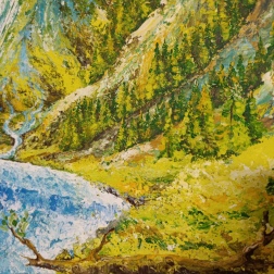 Painting for sale online - Altai Mountains