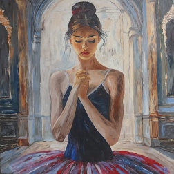 Painting for sale online - Before the performance