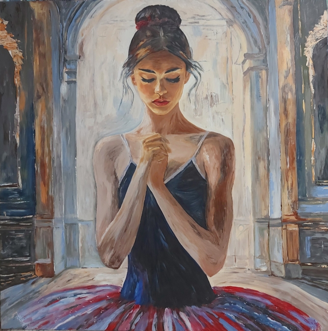 Painting for sale online - Before the performance