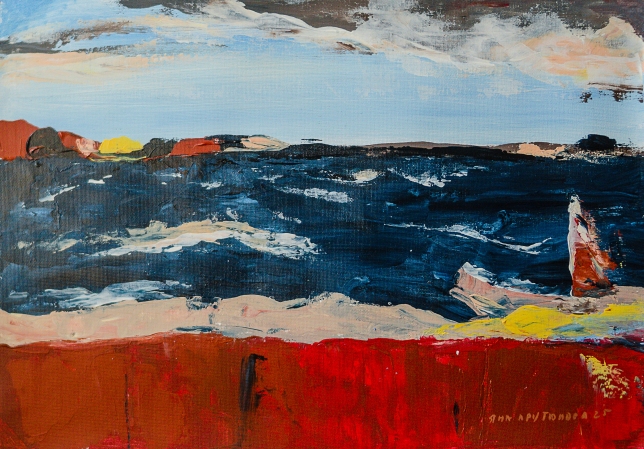 Painting for sale online - Teriberka Rhythms of the Waves