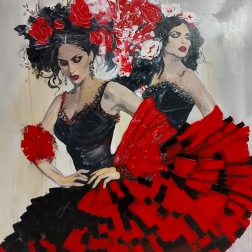 Painting for sale online - Duel