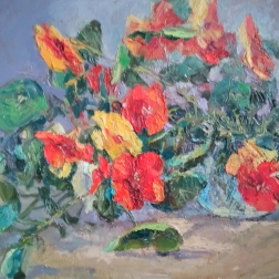 Painting for sale online - Nasturtium