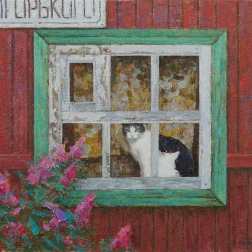 Painting for sale online - May on M. Gorky Street in Serdobsk
