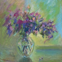 Painting for sale online - Bouquet at dusk