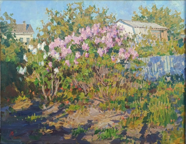 Painting for sale online - Crimea, Evening Lilac