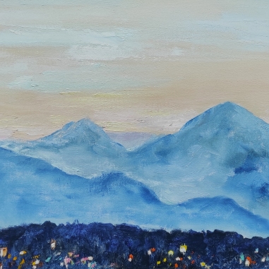 Painting for sale online - Mountains 