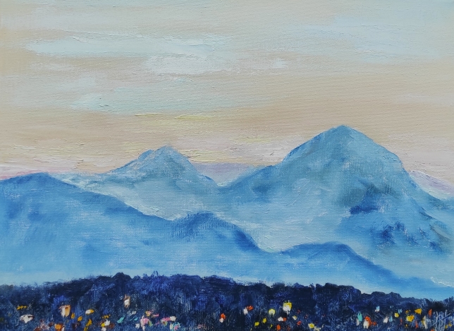 Painting for sale online - Mountains 