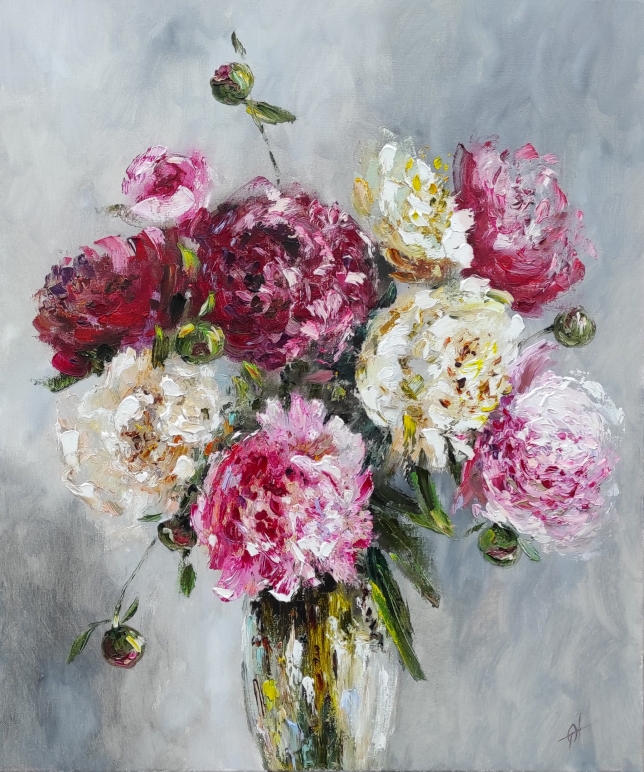 Painting for sale online - Peonies