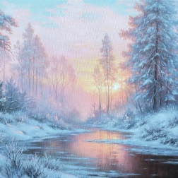 Painting for sale online - Frosty morning