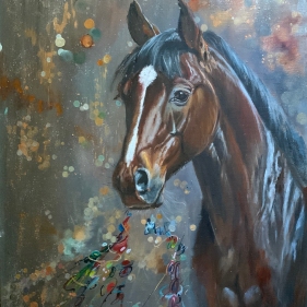 Painting for sale online - Freedom 1 (triptych)