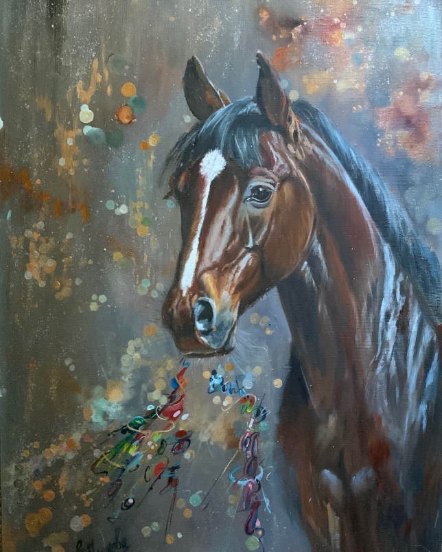 Painting for sale online - Freedom 1 (triptych)