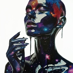 Painting for sale online - NGC 6992 Nebula