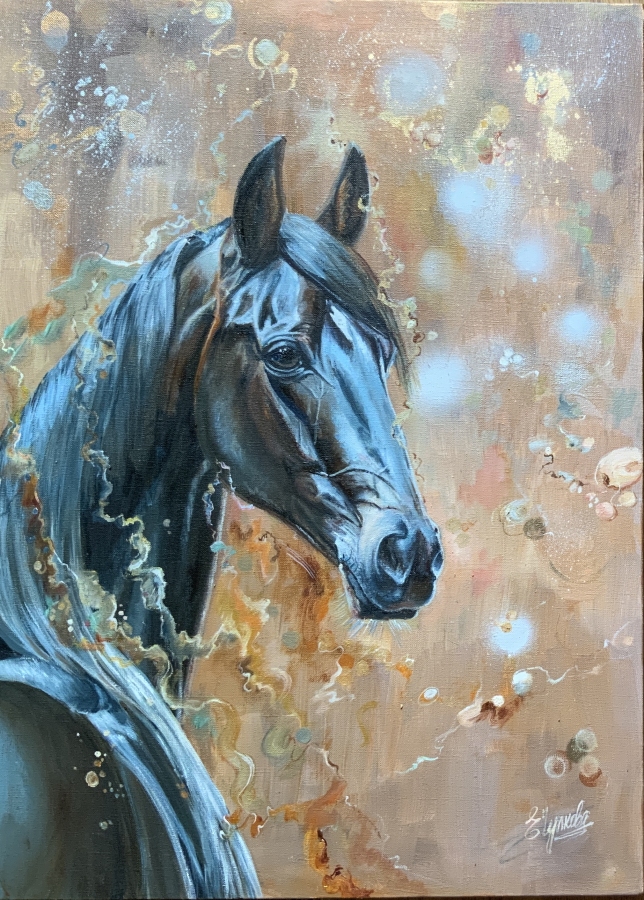 Painting for sale online - Freedom 3 (triptych)