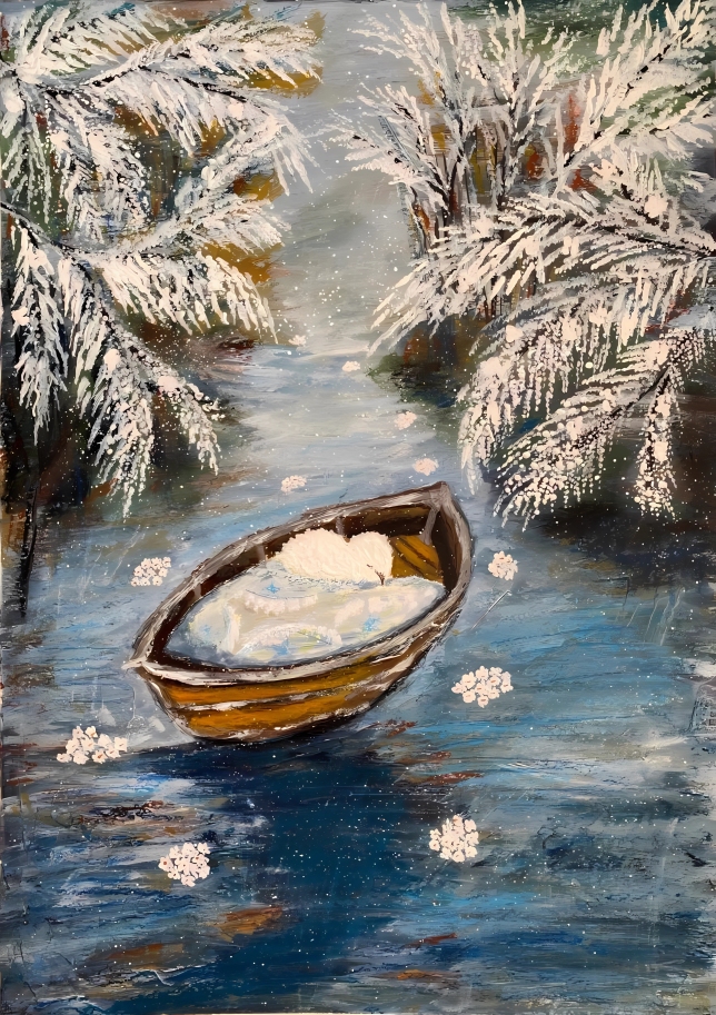 Painting for sale online - Quiet current