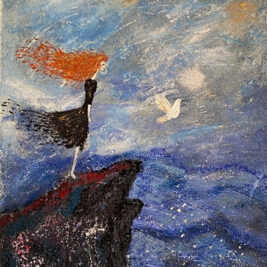 Painting for sale online - Flight beyond the boundaries