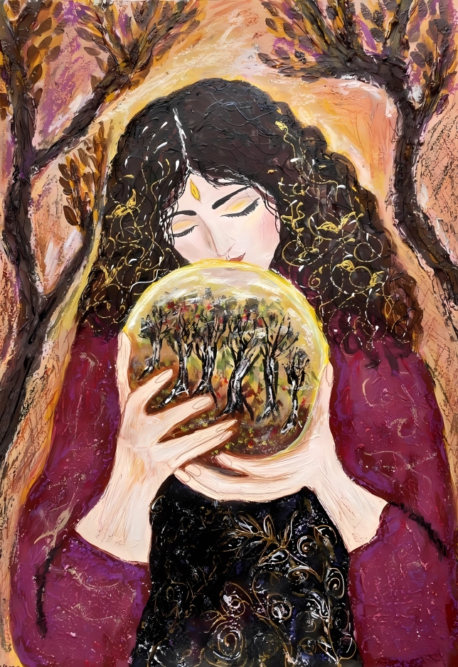 Painting for sale online - Awakening of the fetus