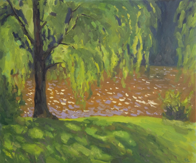Painting for sale online - Black birch