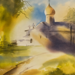 Painting for sale online - Quiet road