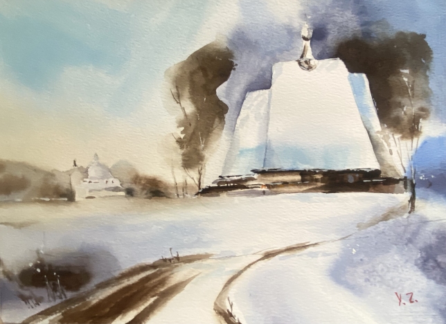 Painting for sale online - Winter silence