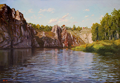 Современное русское импрессионистское пейзажное искусство