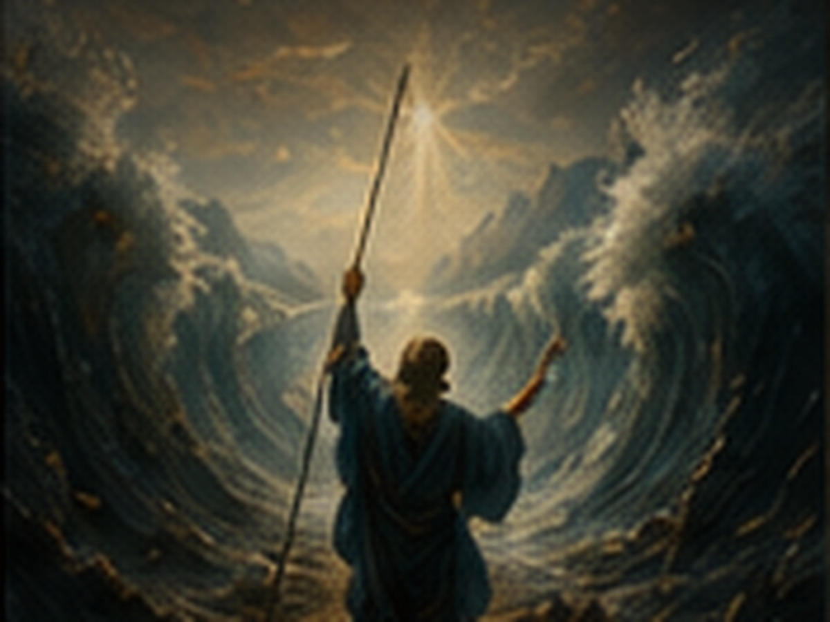 Mission 301 biblical sea and golden light